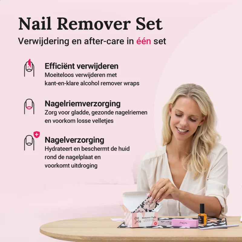 Miss Jules - Nagellak Remover Set - Algemene Voordelen