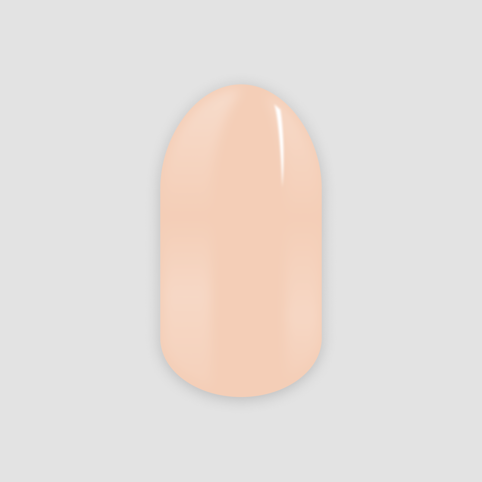 Nudy latte, gel nail sticker