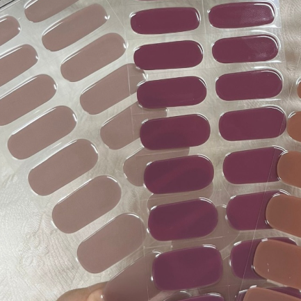 Strip Mocca Taupe nail wraps