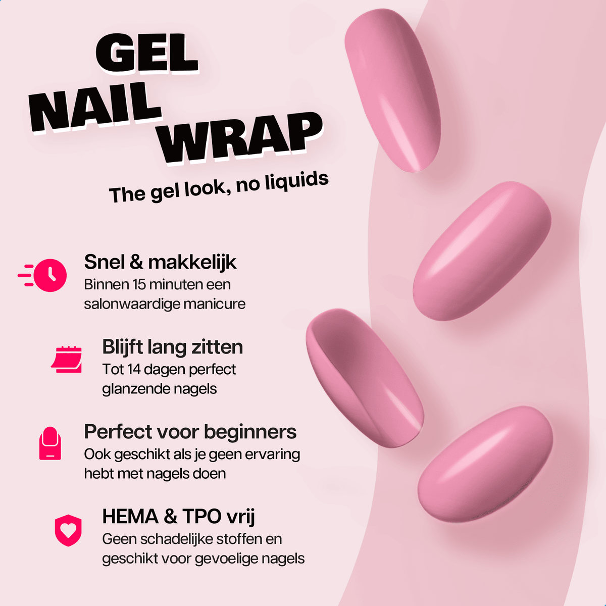 Miss Jules - Gel Nagelstickers Starterset Taffy