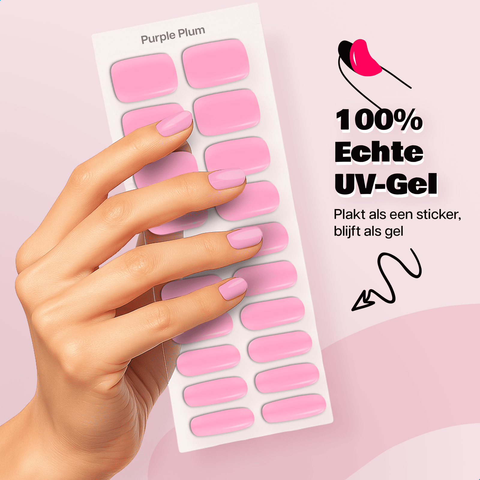 Miss Jules - Gel Nagelstickers Starterset Taffy