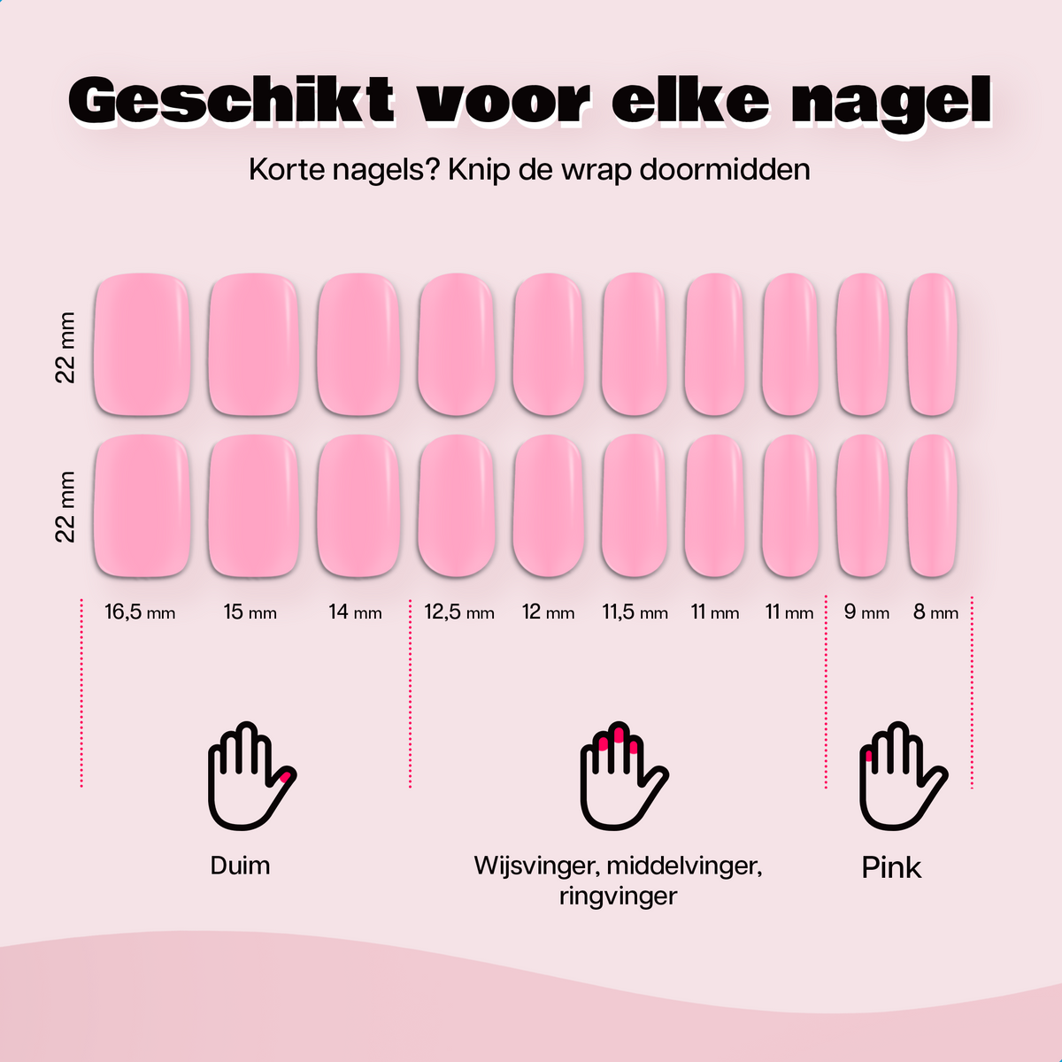 Miss Jules - Gel Nagelstickers Starterset Taffy