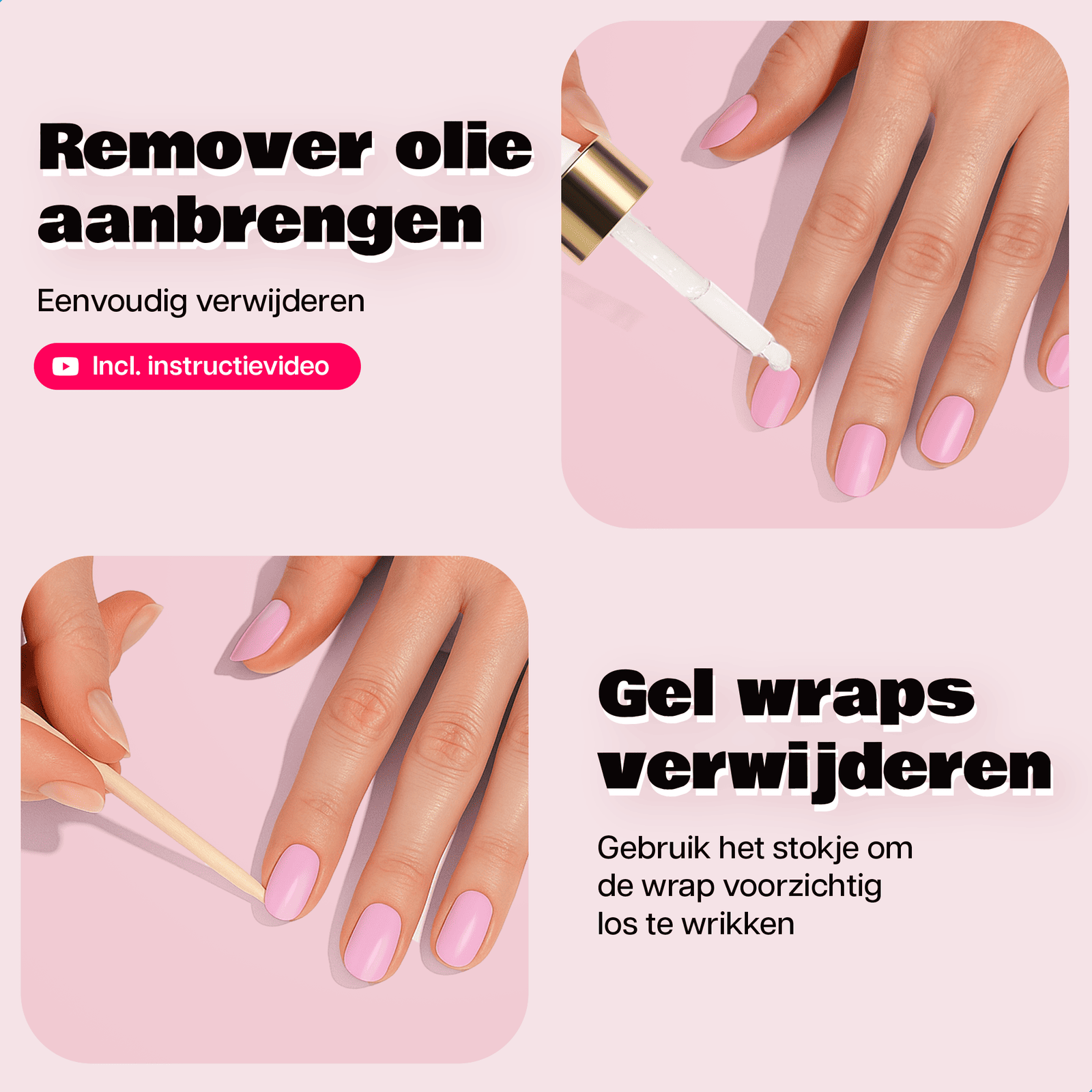 Miss Jules - Gel Nagelstickers Starterset Taffy