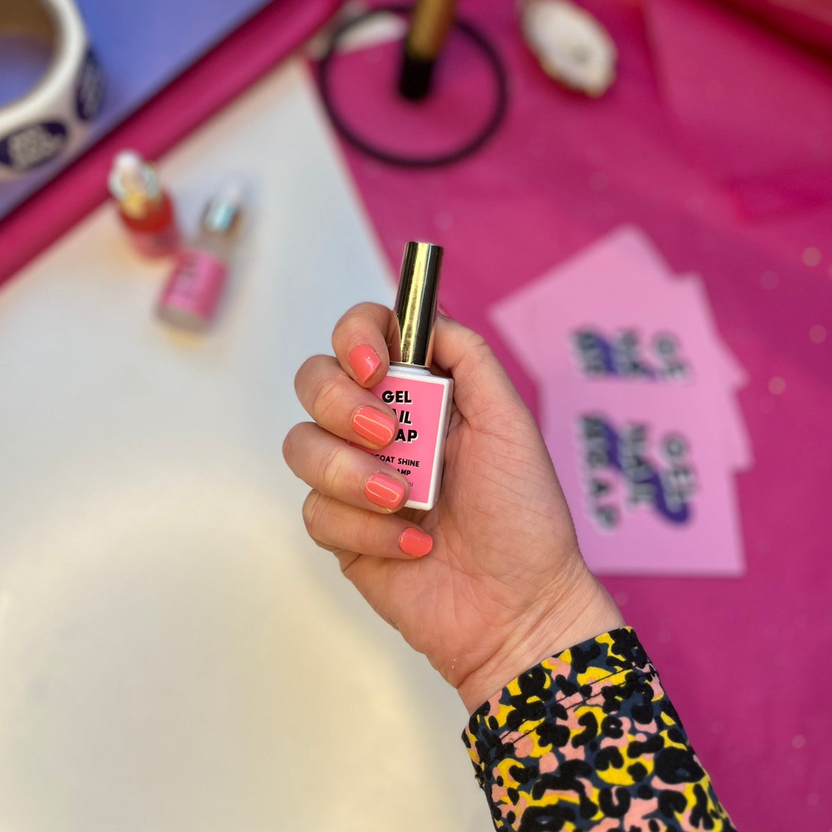 Resultaat Lobster Louise gel nagelstickers
