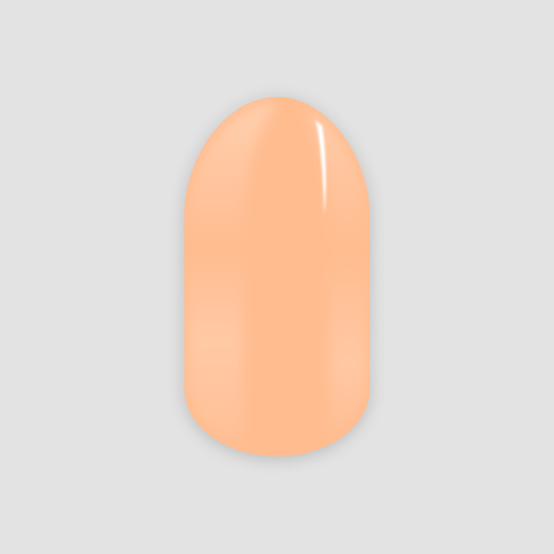 Apricot Coral, gel nagelstickers