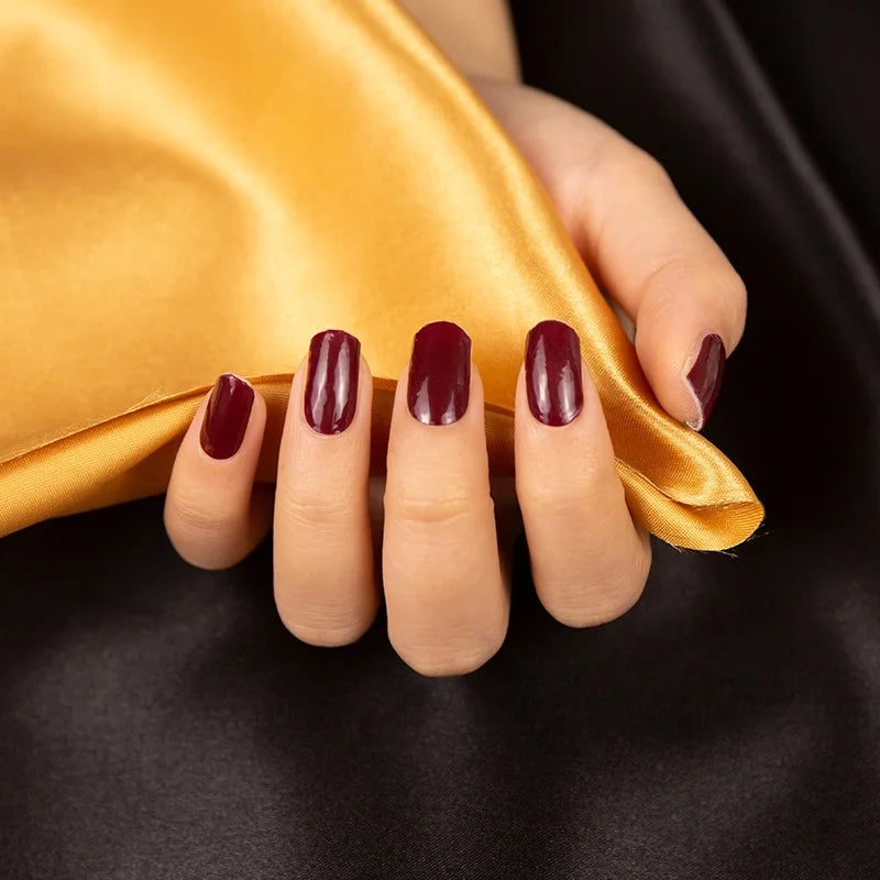 Miss Jules - Gel Nagelstickers Aubergine