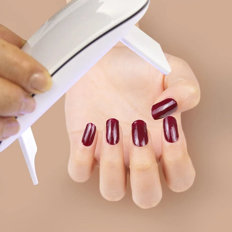 Miss Jules - Gel Nagelstickers Aubergine