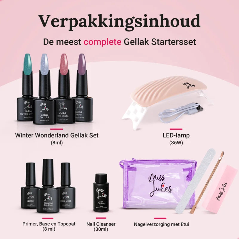 Miss Jules - Gellak Starterspakket Winter Wonderland