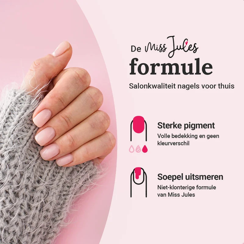 Miss Jules - BIAB Starter Pakket Milky Taupe, Rose Pink, Cerise Pink