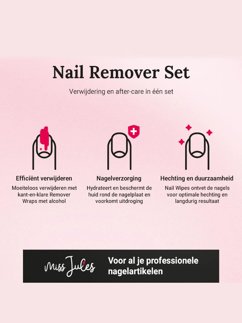 Miss Jules - Nagellak Remover Set