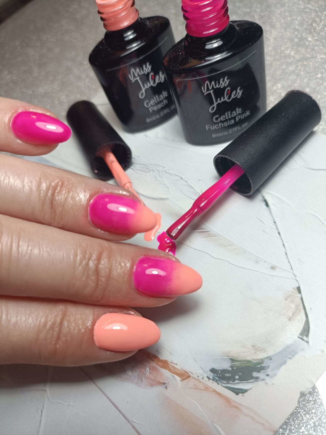 Miss Jules - Gellak Fuchsia Pink