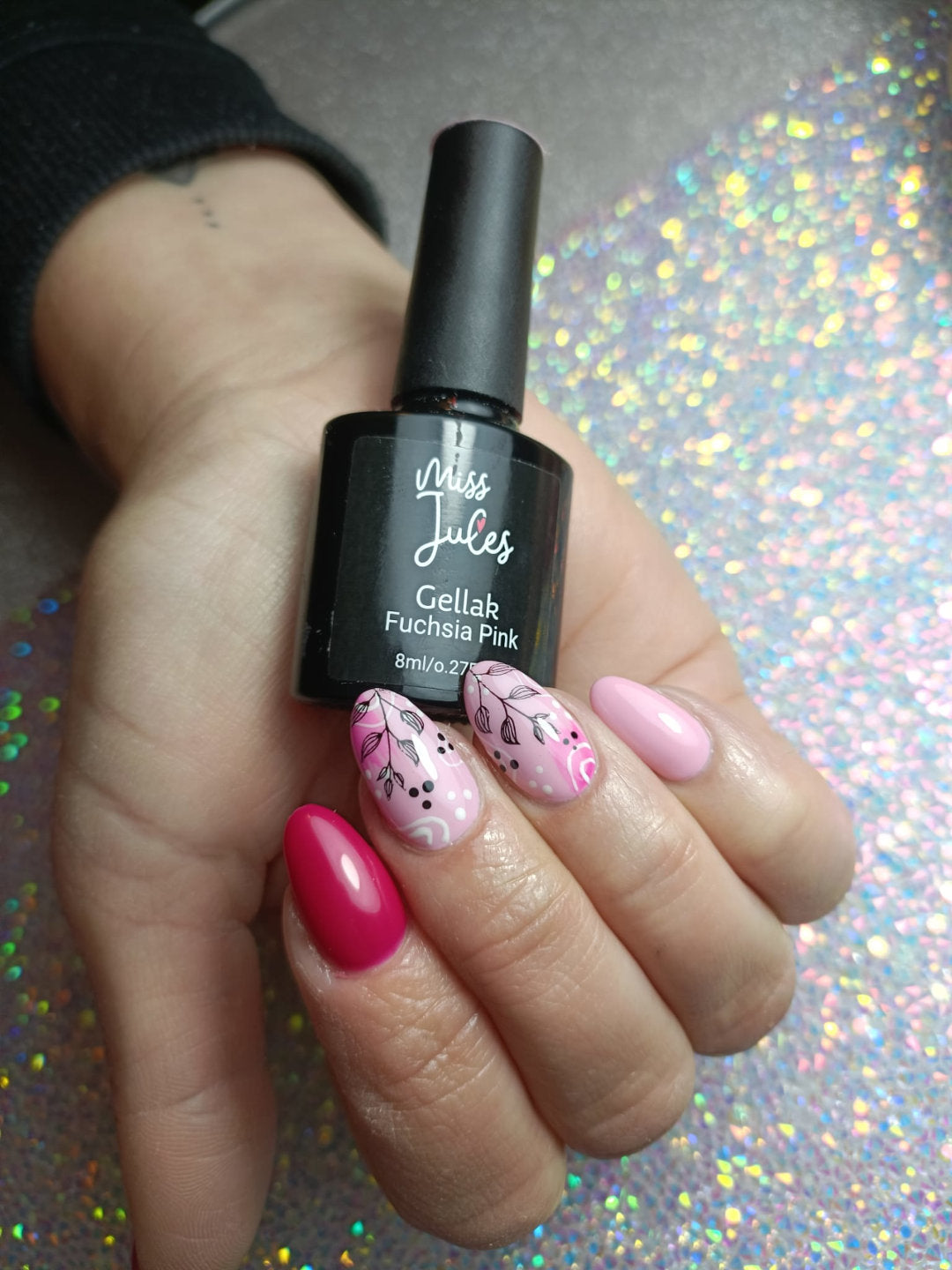 Miss Jules - Gellak Fuchsia Pink