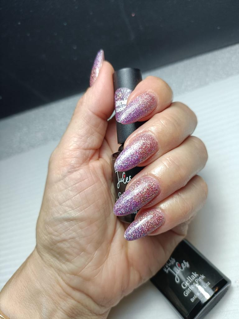 Miss Jules - Gellak Glitter Pink