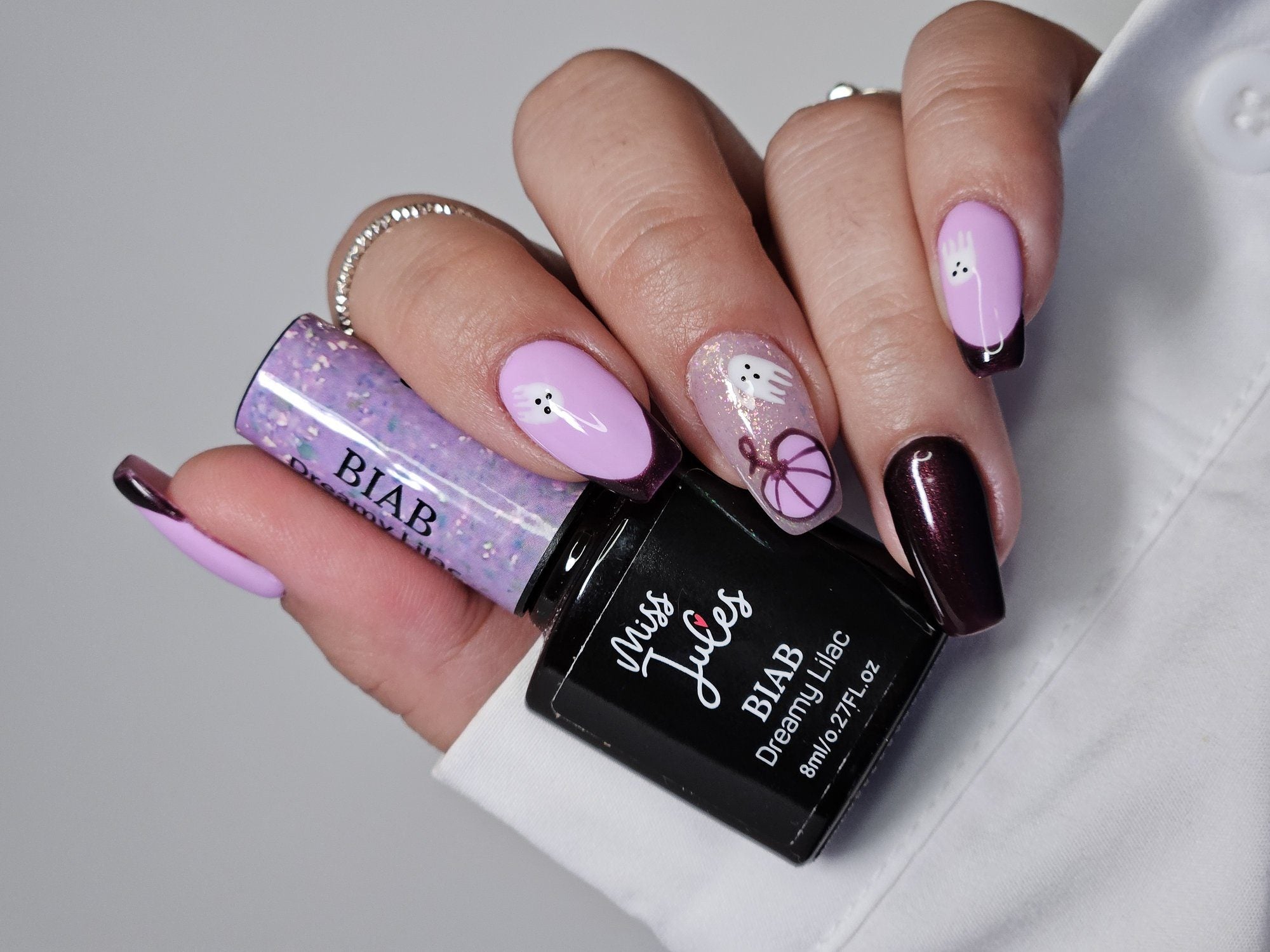Miss Jules - BIAB - Dreamy Lilac & Gellak - Lilac Dream, Bordeaux Bliss