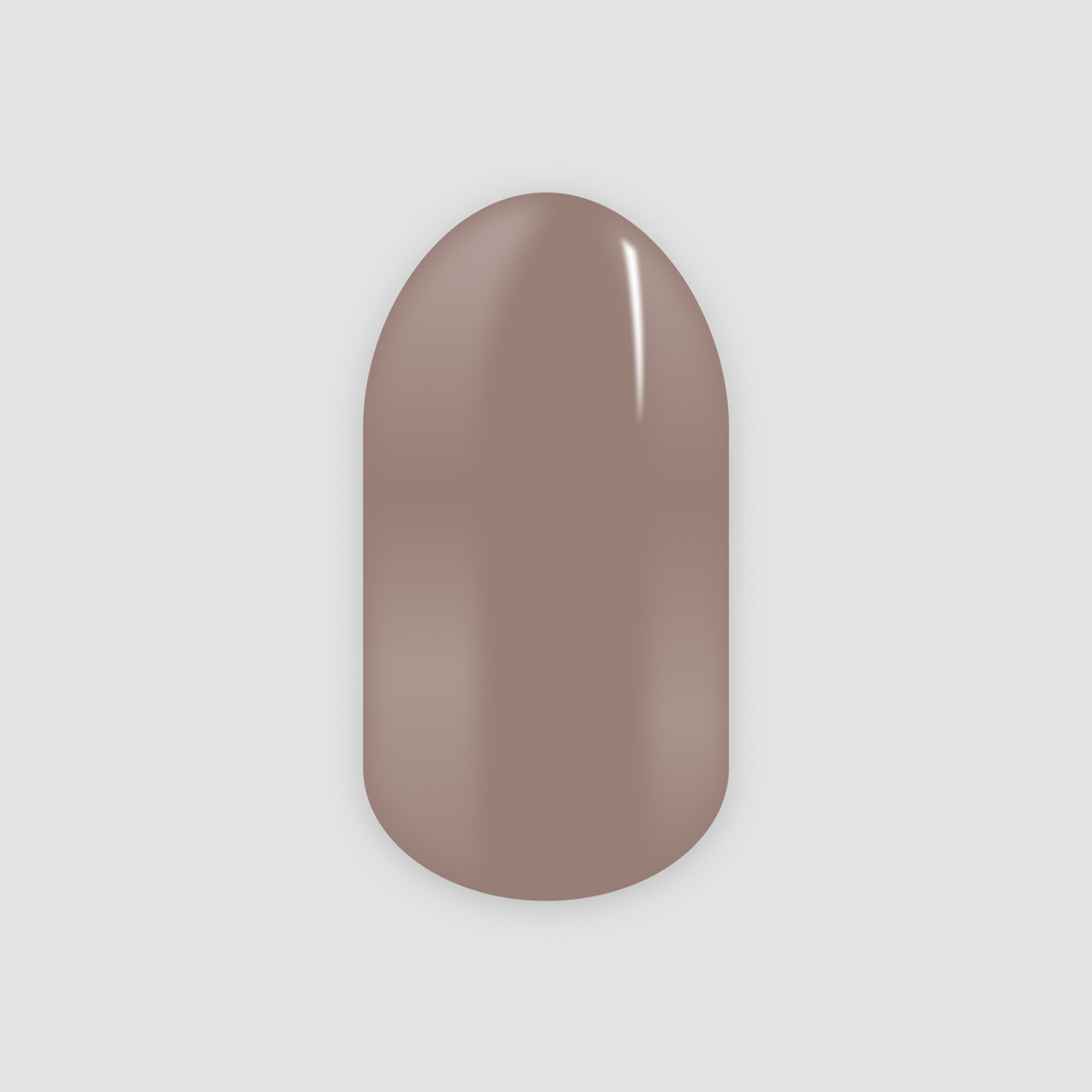 Mocca Taupe gelnagelstickers