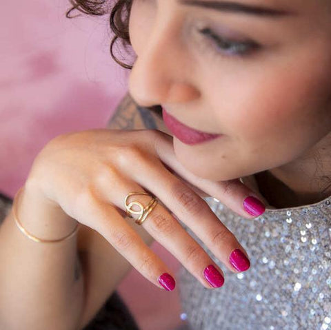 Miss Jules - Magenta glitters