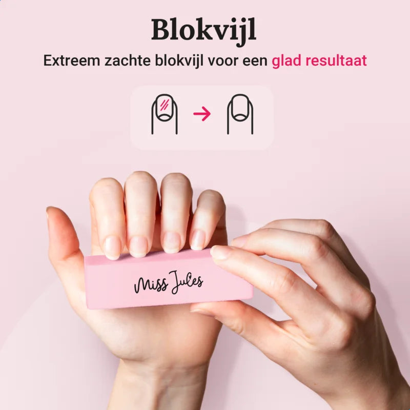 Miss Jules - Nagellak Remover Set - Blokvijl