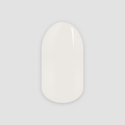 White Whose, gel nail sticker