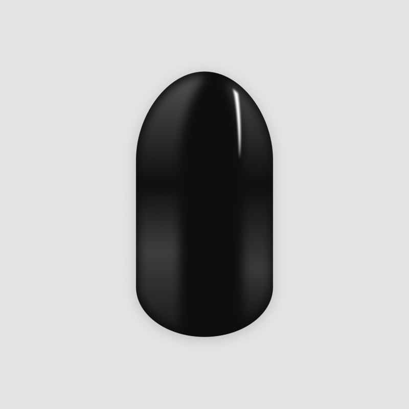 Black Night, gel nagelstickers