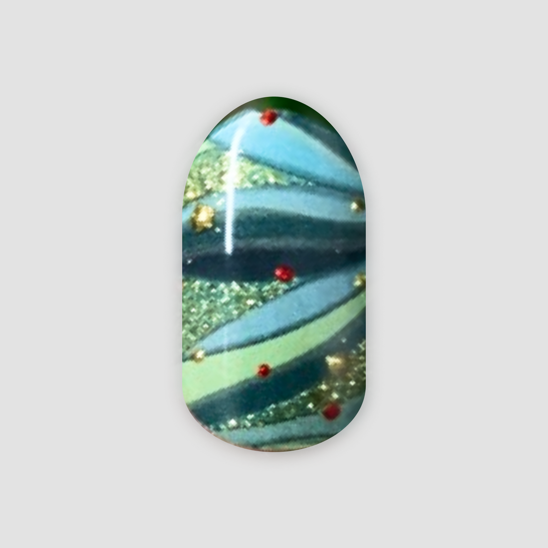 Kerst nagelstcikers van Gel Nail Wrap