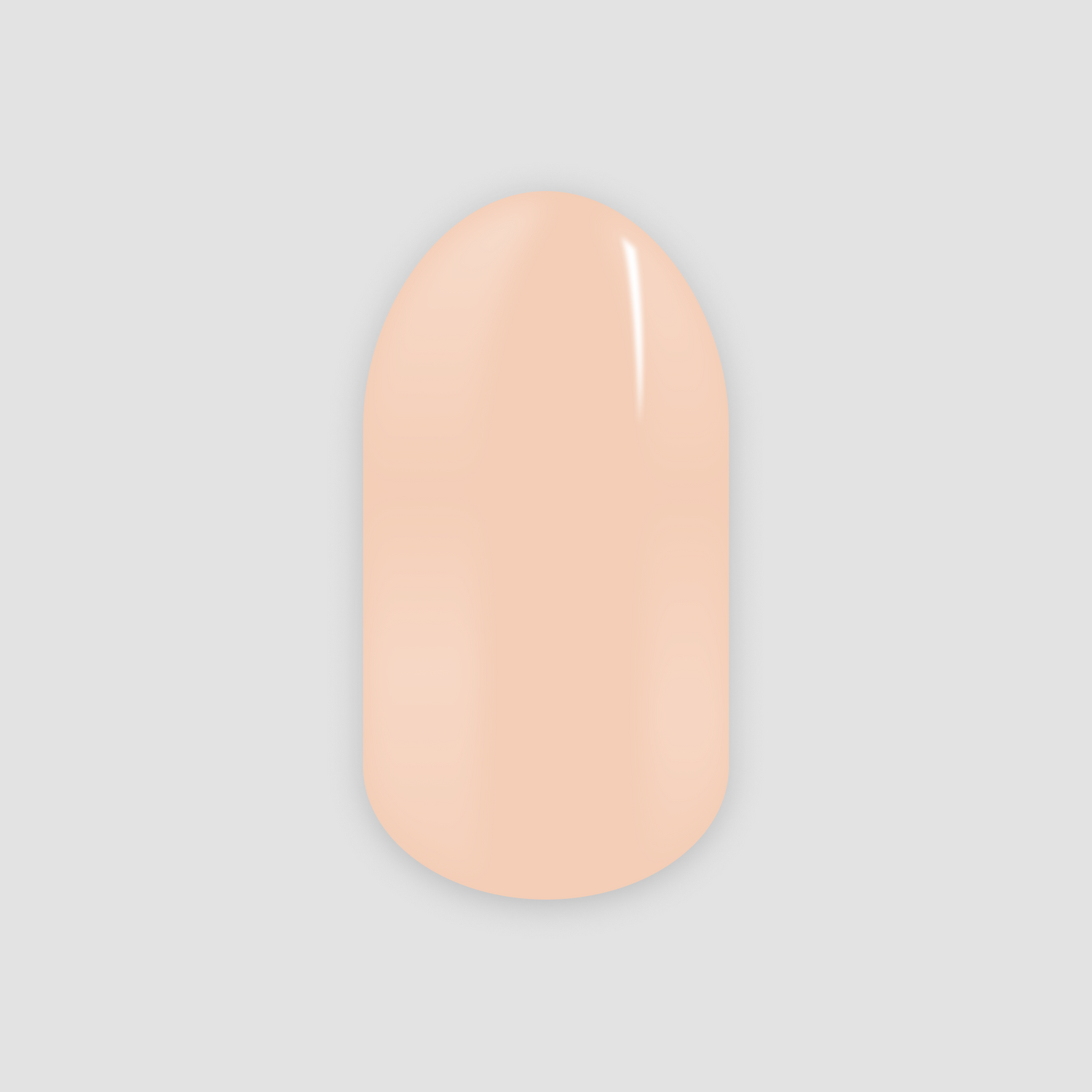 Nudy latte, gel nail sticker