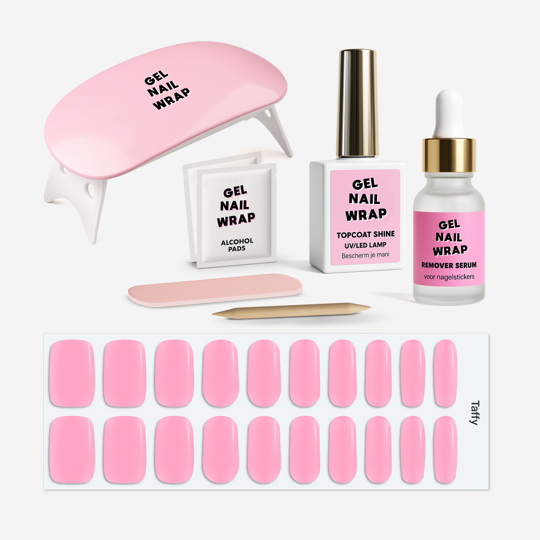 Gel Nagelstickers Starterset Taffy