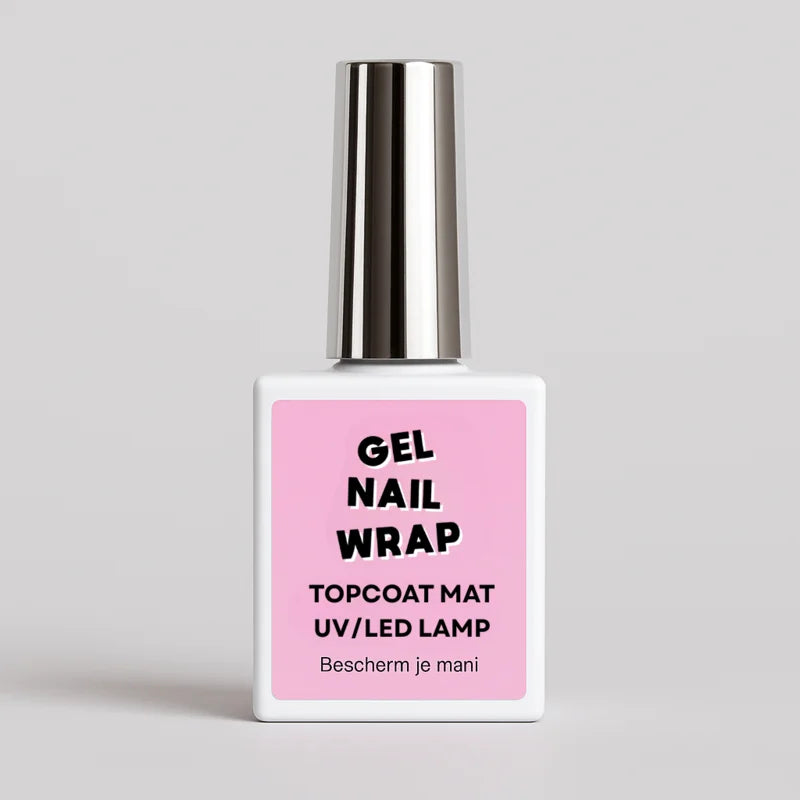 Gel Nail Wrap Topcoat Mat