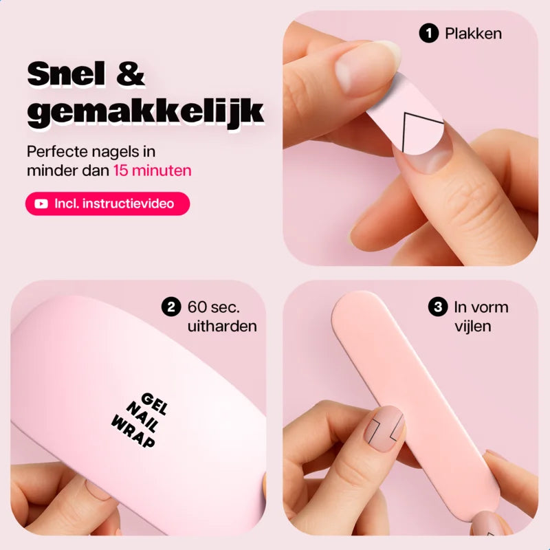 Gel Nail Wrap Starterset Boho Life