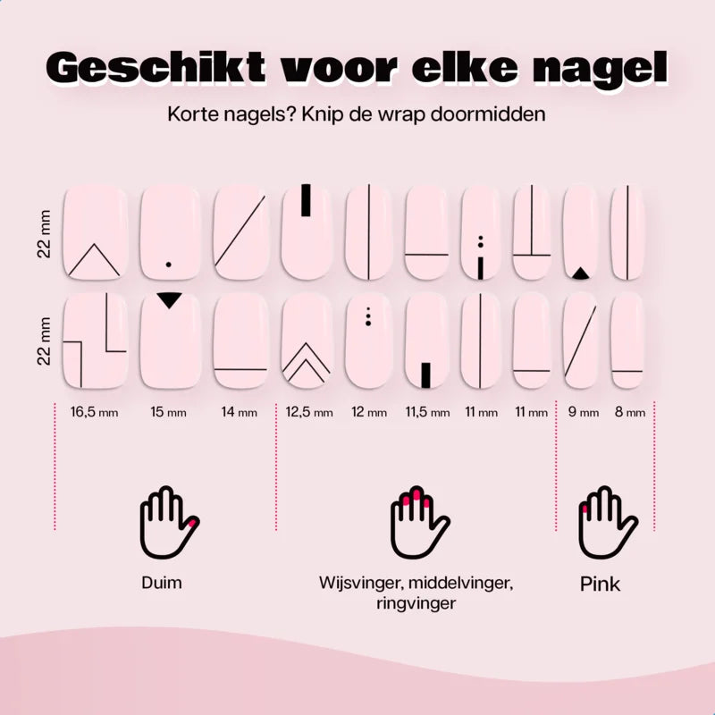 Gel Nail Wrap Starterset Boho Life