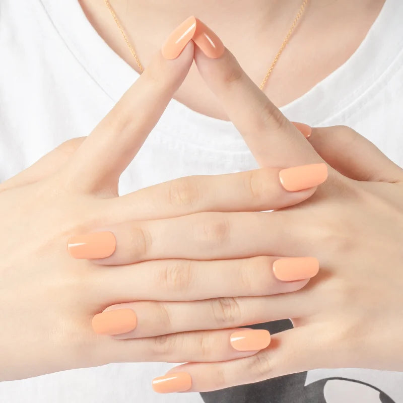 Miss Jules - Gel Nagelstickers Apricot Coral