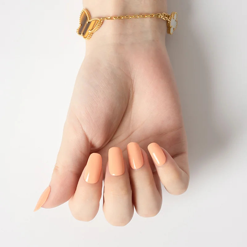 Miss Jules - Gel Nagelstickers Apricot Coral