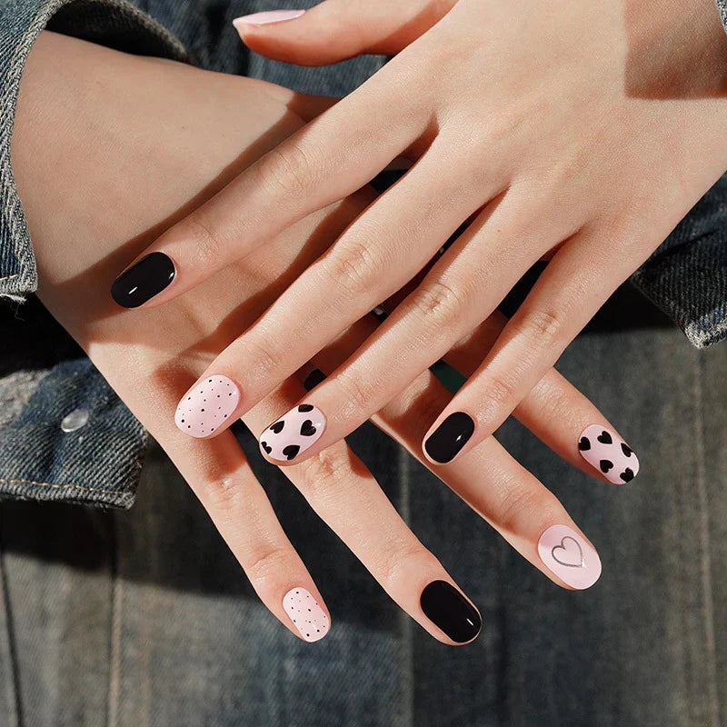 Black Pink Mood stickers sfeer - elegant speels mood effect
