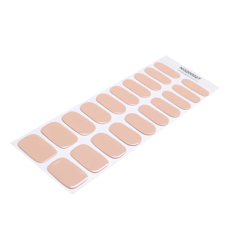 Miss Jules - Gel Nagelstickers Nudy Latte
