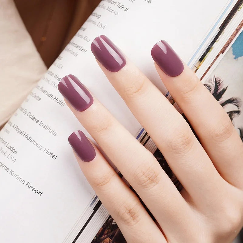 Miss Jules - Gel Nagelstickers Purple Plum