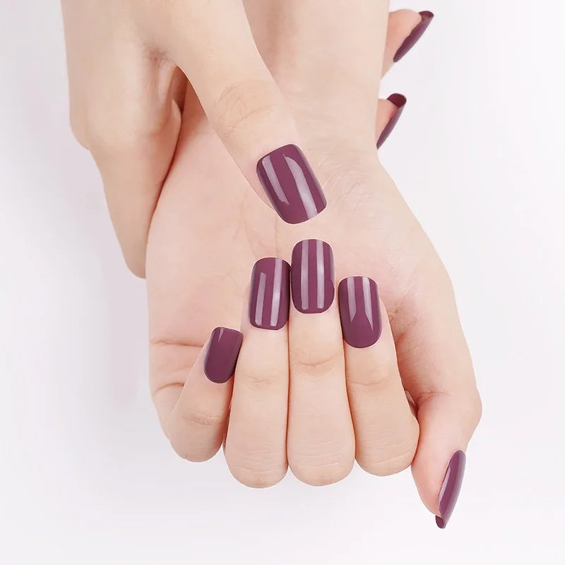 Miss Jules - Gel Nagelstickers Purple Plum