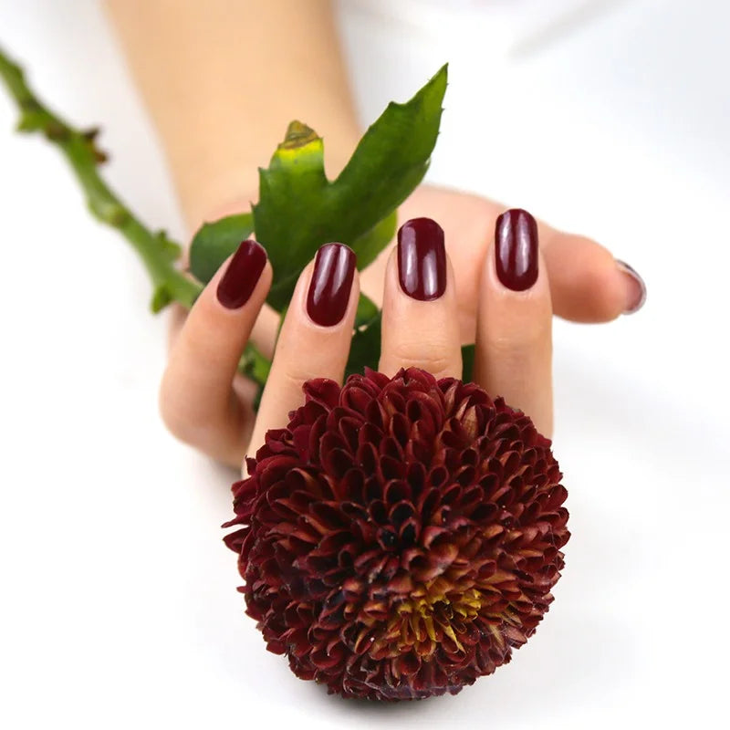 Miss Jules - Gel Nagelstickers Aubergine