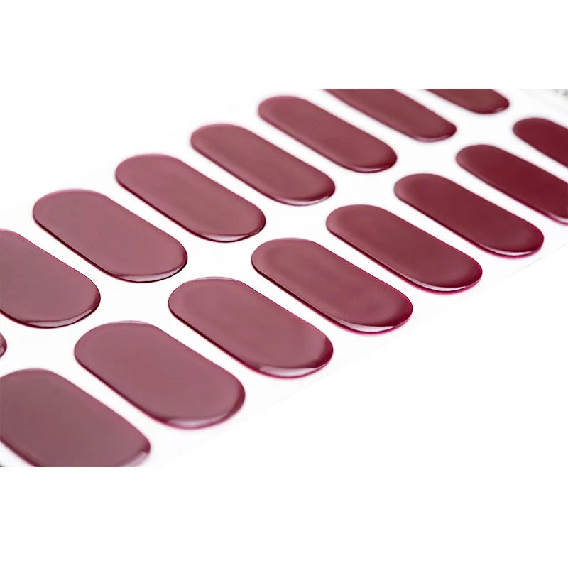 Miss Jules - Gel Nagelstickers Aubergine