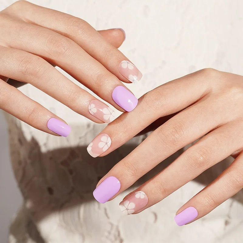 Miss Jules - Gel Nagelstickers Lavendel Bloom