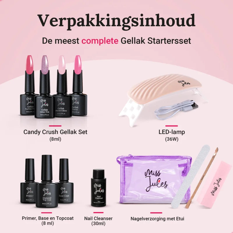 Miss Jules - Gellak Starterspakket Candy Crush