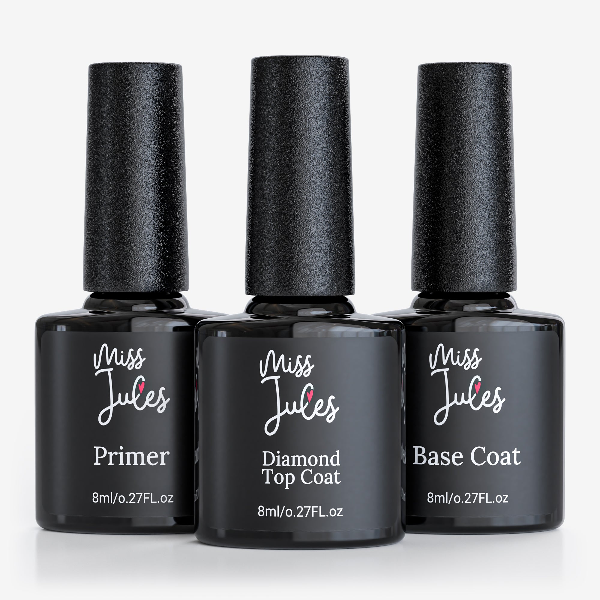 Miss Jules - Primer, Base Coat &amp; Top Coat 24ml