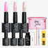 Miss Jules - BIAB Starter Pakket Milky Taupe, Rose Pink, Cerise Pink