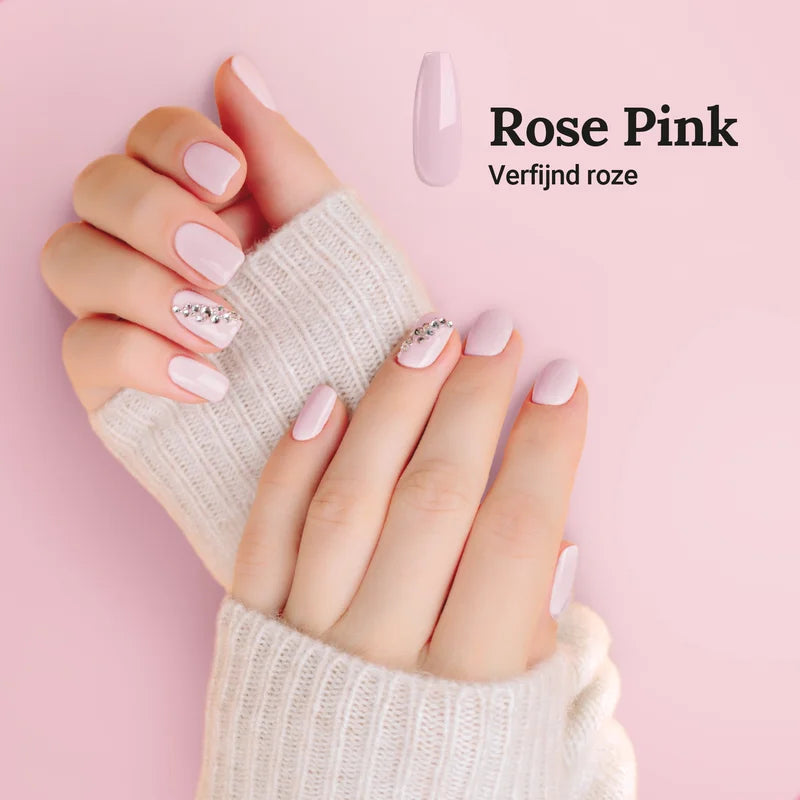 Miss Jules - BIAB Starter Pakket Milky Taupe, Rose Pink