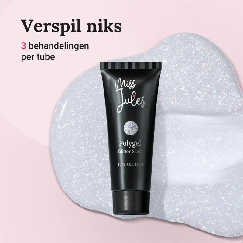Miss Jules - Polygel Complete Starter Kit 6 kleuren met grote UV lamp