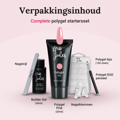 Miss Jules - Polygel Kit 30 ml Pink