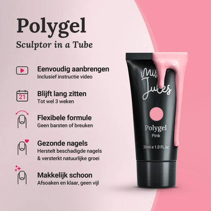 Miss Jules - Polygel Kit 30 ml Pink