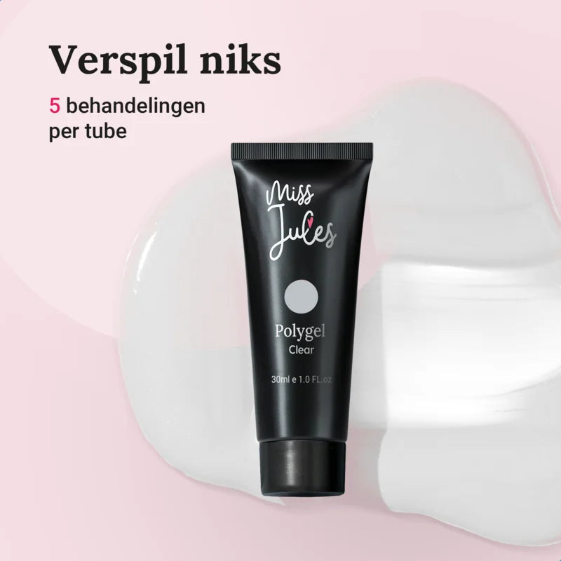Miss Jules - Polygel Kit 30 ml - Clear
