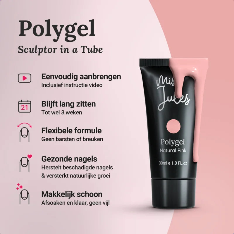 Miss Jules - Polygel - Natural Pink