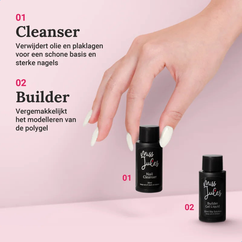 Miss Jules - Polygel Starter Set 4 kleuren