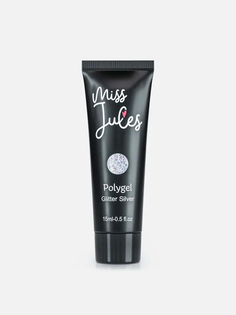 Miss Jules - Polygel - Glitter Silver