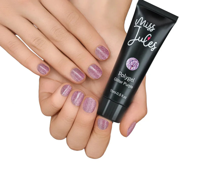 Miss Jules - Polygel - Glitter Purple